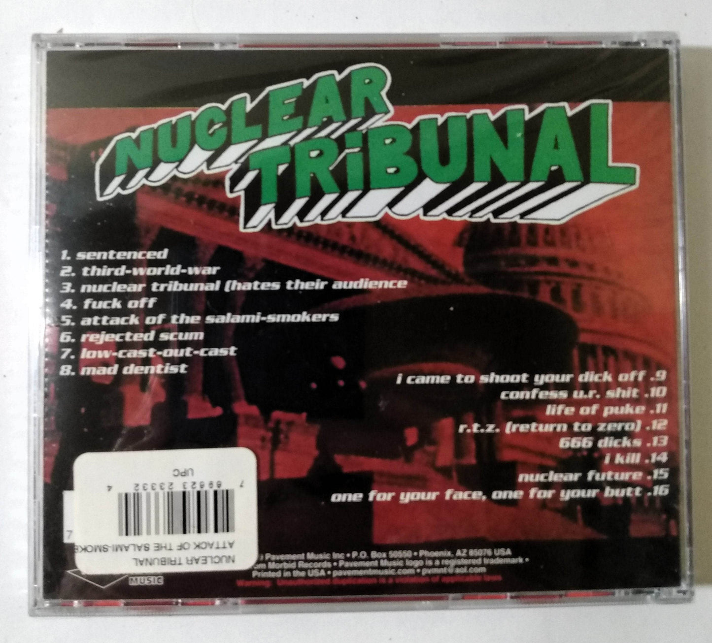 Nuclear Tribunal Attack Of The Salami-Smokers From Venus Grindcore CD 1998 - TulipStuff