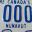 Nunavut Polar Bear Sample Car License Plate Canada 1999 - TulipStuff