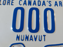 Load image into Gallery viewer, Nunavut Polar Bear Sample Car License Plate Canada 1999 - TulipStuff
