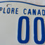 Nunavut Polar Bear Sample Car License Plate Canada 1999 - TulipStuff