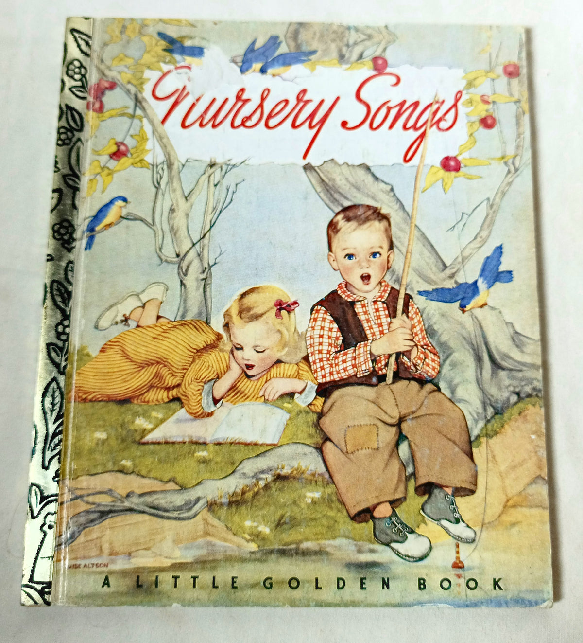 Nursery Songs Little Golden Book Corinne Malvern 50th Anniversary 1992 - TulipStuff