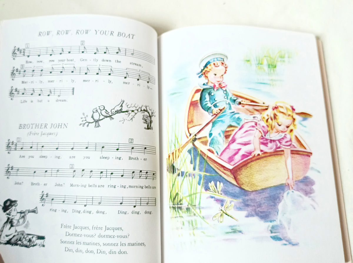 Nursery Songs Little Golden Book Corinne Malvern 50th Anniversary 1992 - TulipStuff