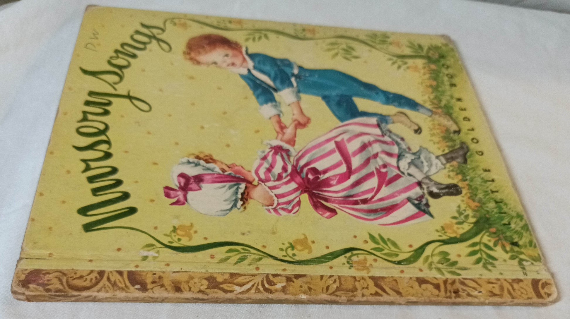 Nursery Songs Little Golden Book Corinne Malvern Hardcover 1942 - TulipStuff