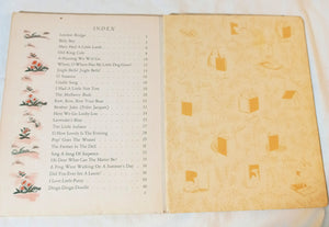 Nursery Songs Little Golden Book Corinne Malvern Hardcover 1942 - TulipStuff