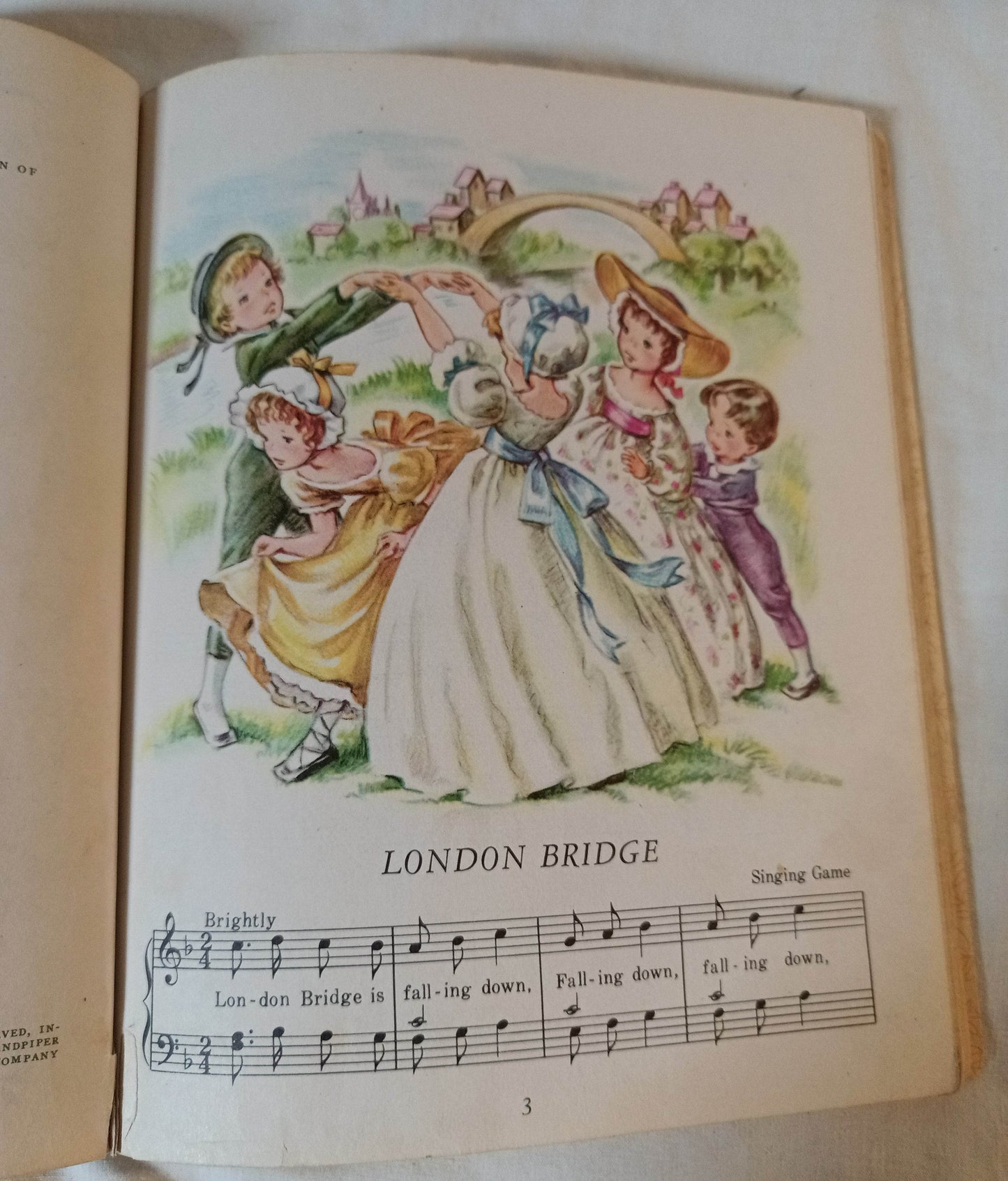 Nursery Songs Little Golden Book Corinne Malvern Hardcover 1942 - TulipStuff