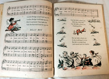 Load image into Gallery viewer, Nursery Songs Little Golden Book Corinne Malvern Hardcover 1942 - TulipStuff
