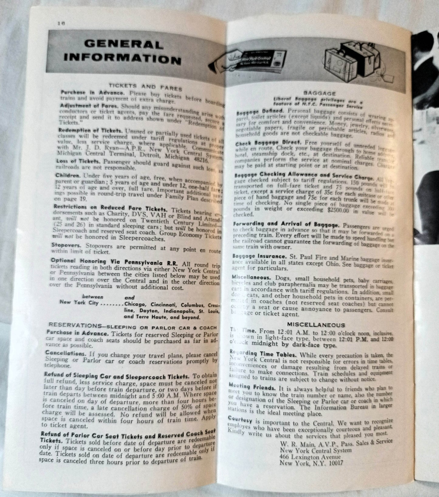 New York Central System Railroad Passenger Timetable October 1965 - TulipStuff