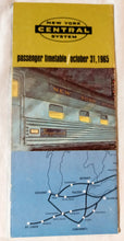 Load image into Gallery viewer, New York Central System Railroad Passenger Timetable October 1965 - TulipStuff
