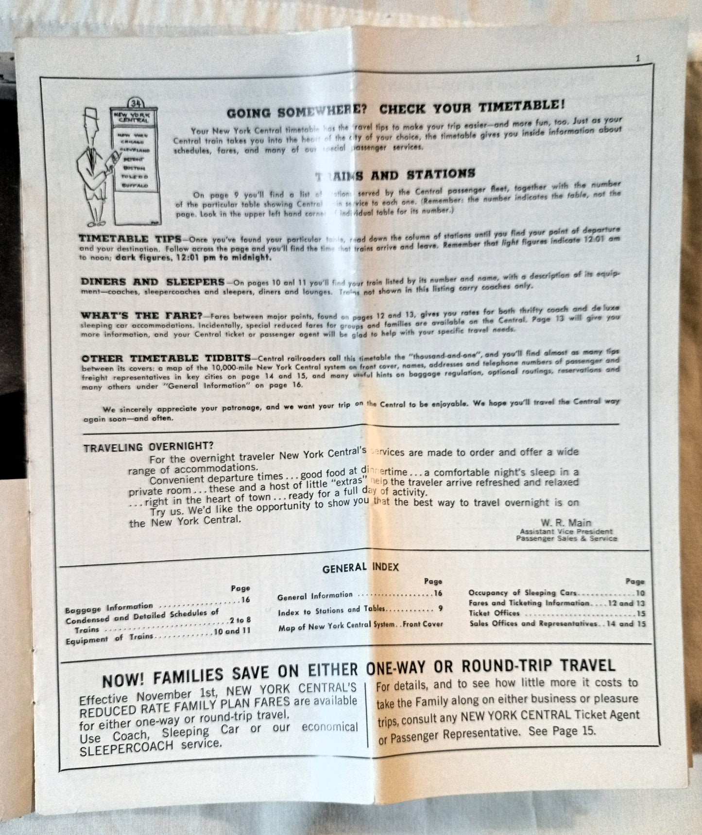 New York Central System Railroad Passenger Timetable October 1965 - TulipStuff
