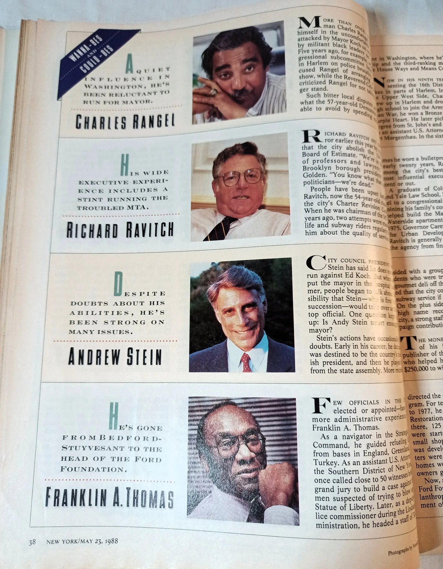 New York Magazine May 23 1988 Ed Koch The Unmaking Of The Mayor '89 - TulipStuff