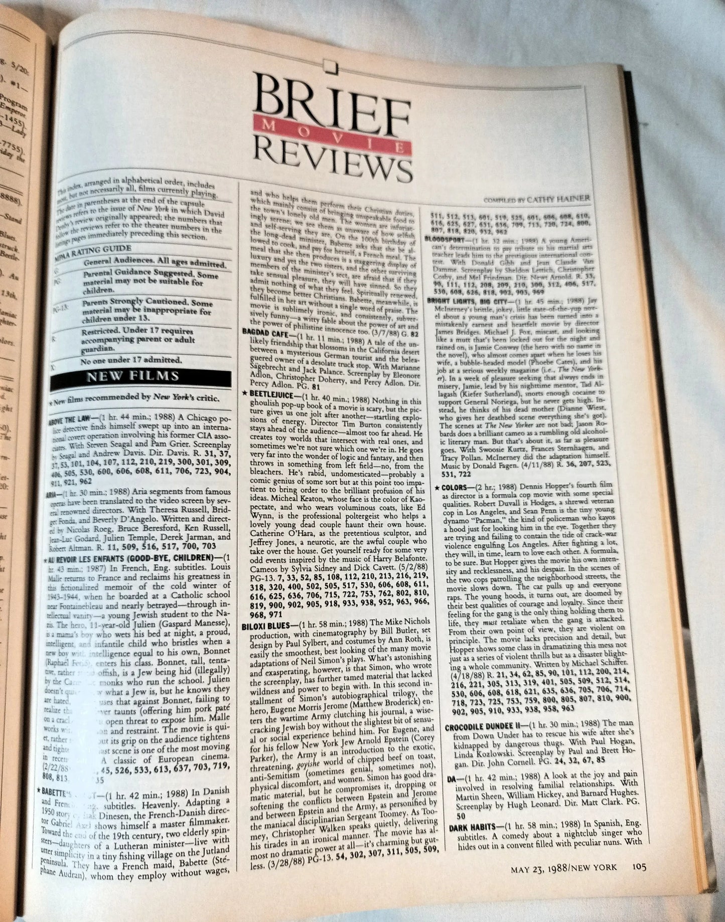 New York Magazine May 23 1988 Ed Koch The Unmaking Of The Mayor '89 - TulipStuff