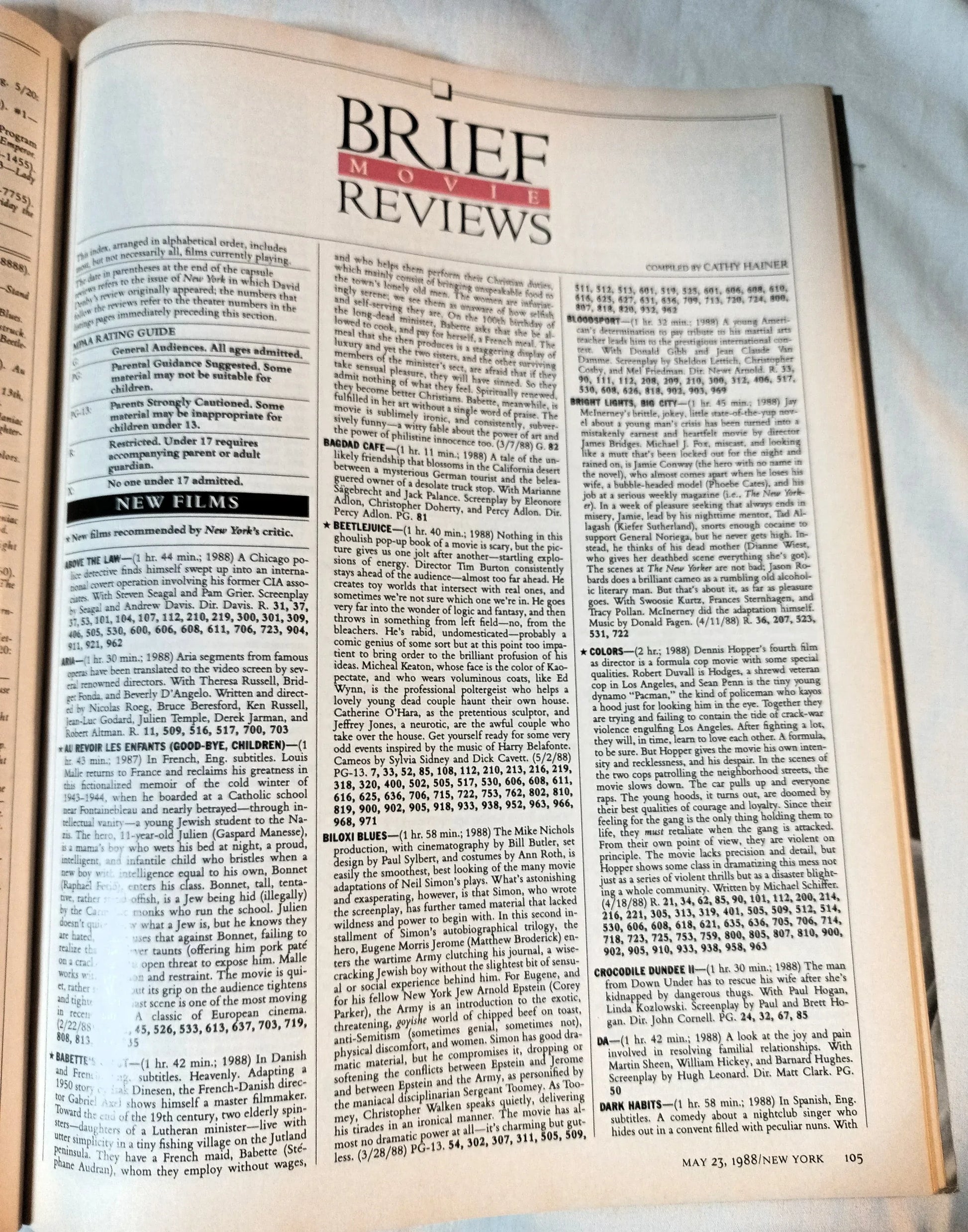 New York Magazine May 23 1988 Ed Koch The Unmaking Of The Mayor '89 - TulipStuff