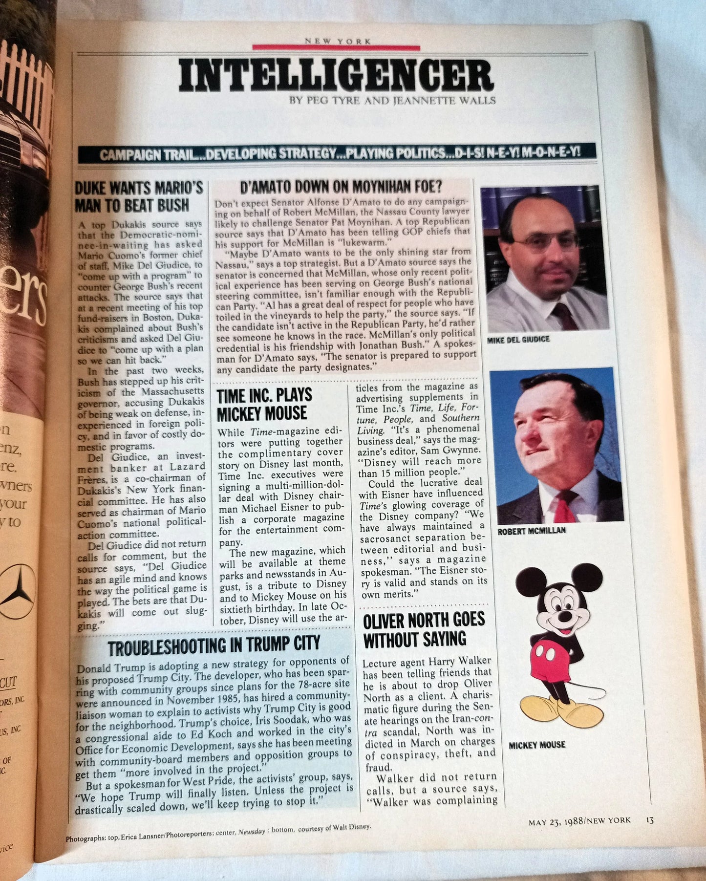 New York Magazine May 23 1988 Ed Koch The Unmaking Of The Mayor '89 - TulipStuff