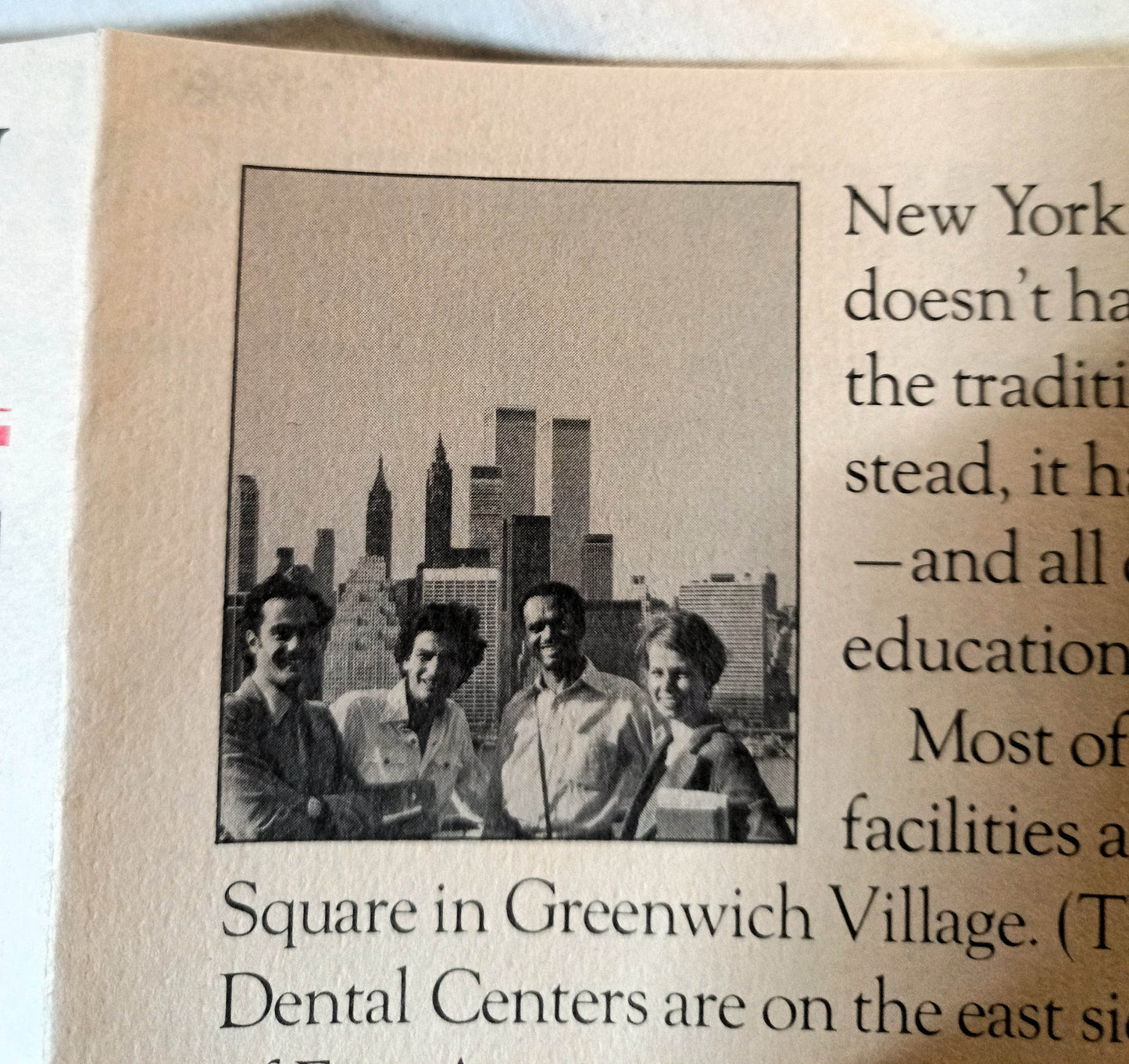 NYU New York University Washington Square Walking Tour Map Guide 1978 - TulipStuff