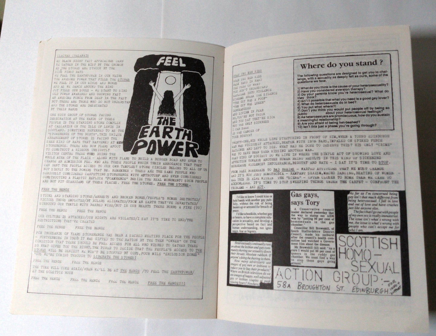 Oi Polloi In Defence Of Our Earth Vinyl 12" LP Scottish Anarcho Punk 1990 - TulipStuff