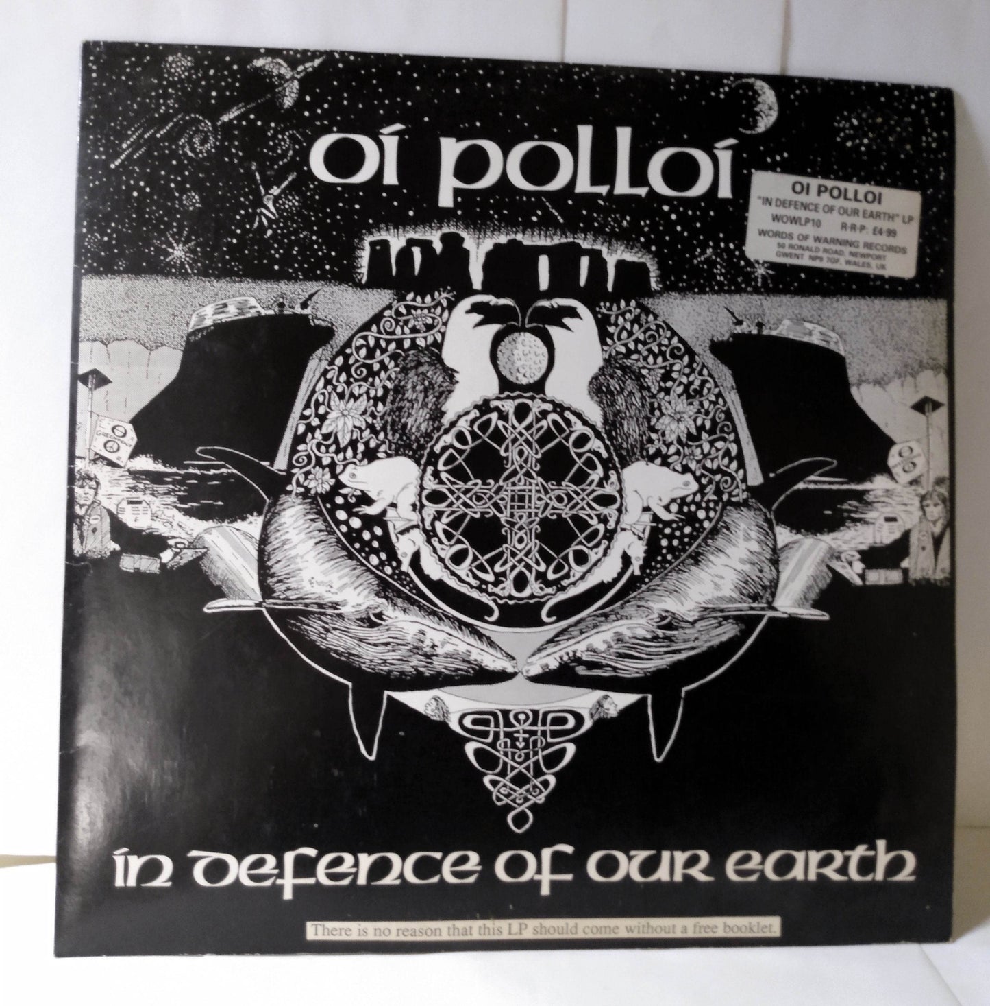 Oi Polloi In Defence Of Our Earth Vinyl 12" LP Scottish Anarcho Punk 1990 - TulipStuff