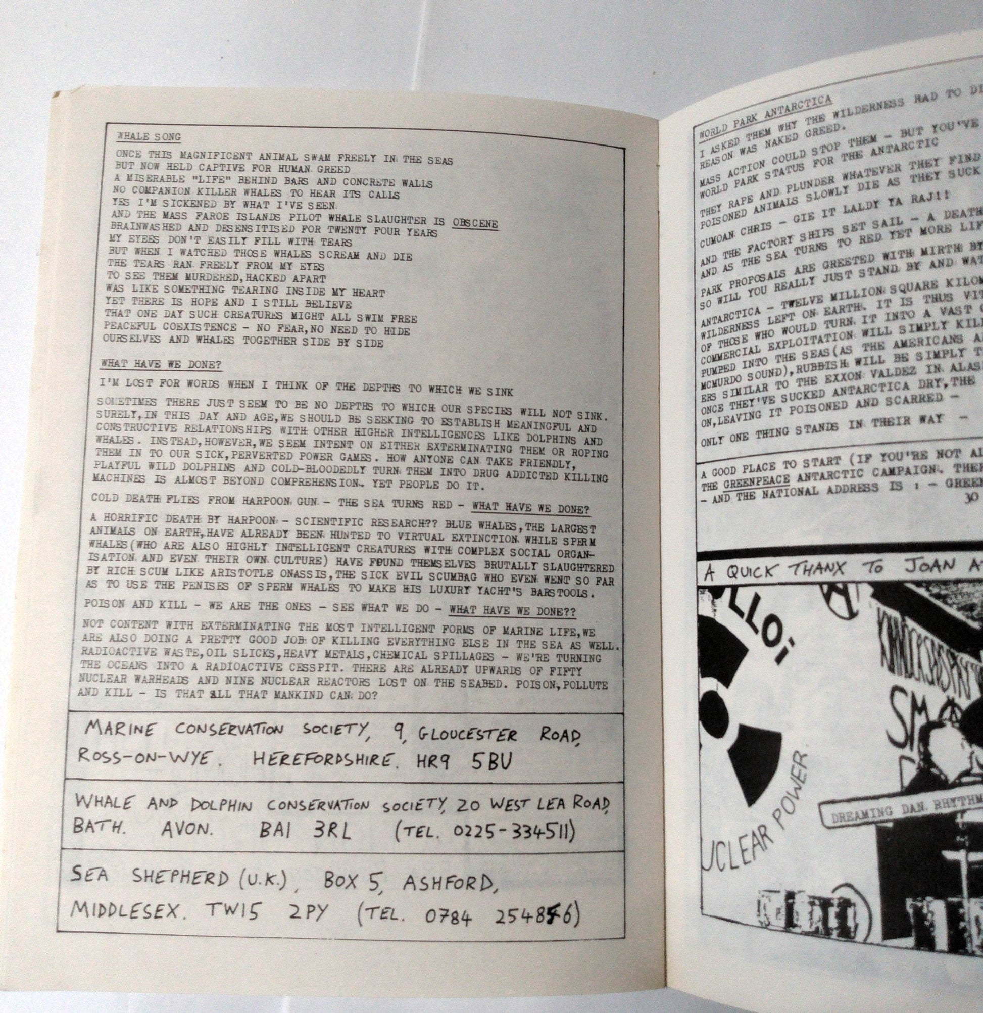 Oi Polloi In Defence Of Our Earth Vinyl 12" LP Scottish Anarcho Punk 1990 - TulipStuff