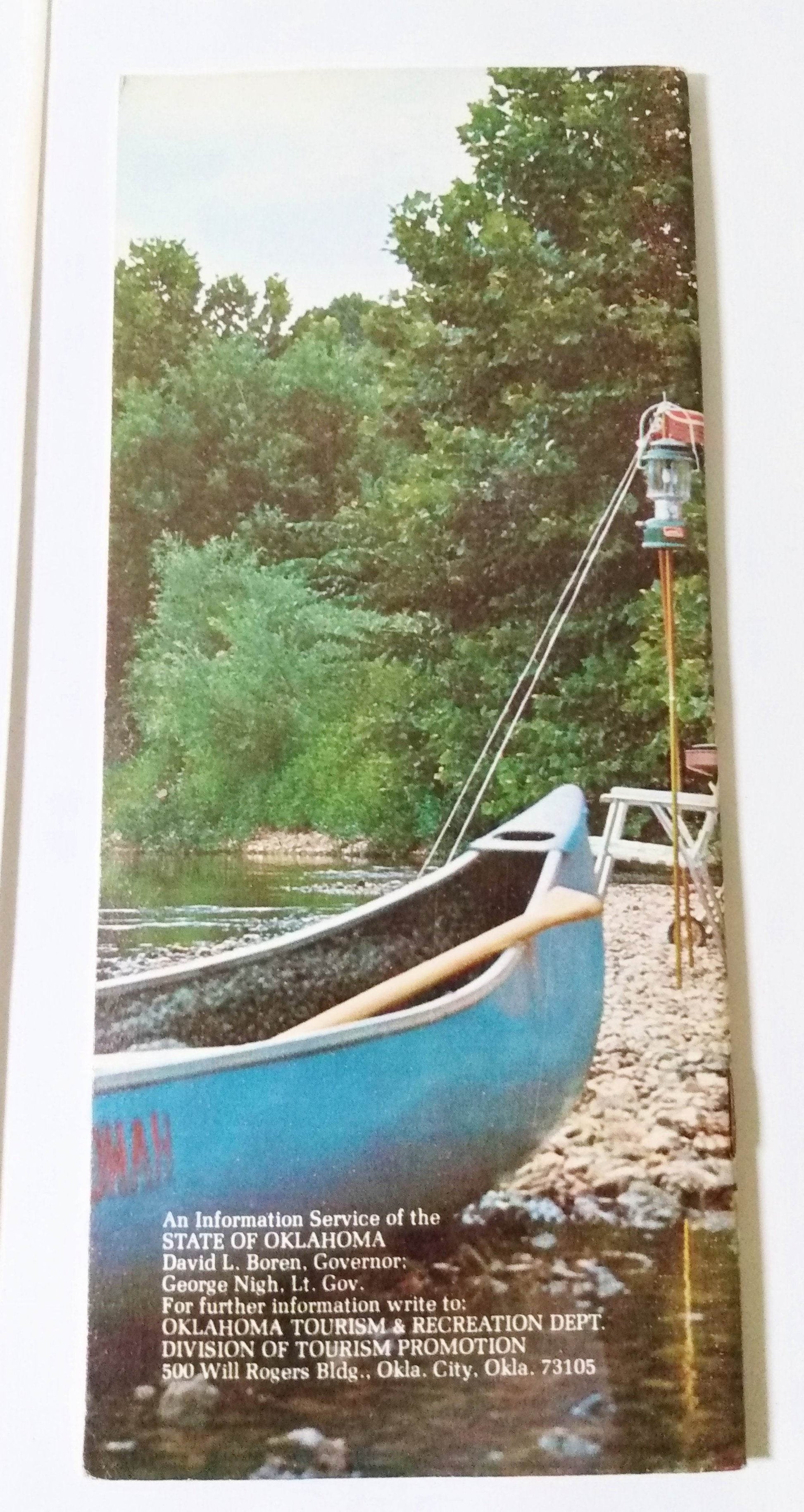 State Of Oklahoma Campers Guide 1977 Brochure - TulipStuff