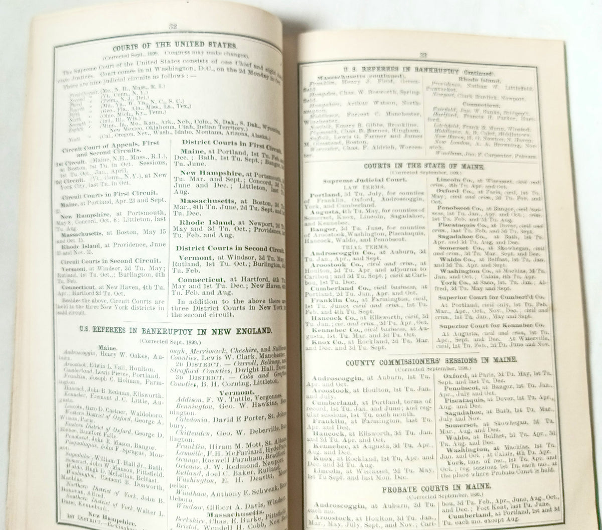 The Old Farmer's Almanac 1900 New Bedford Mass F.S. Brightman Co - TulipStuff