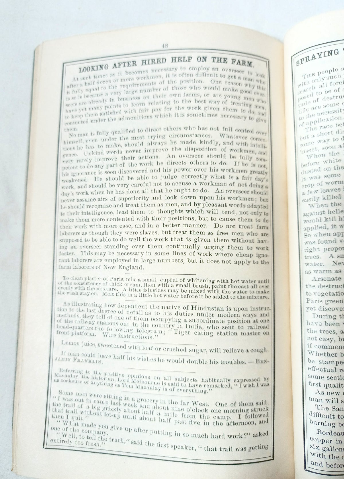 The Old Farmer's Almanac 1900 New Bedford Mass F.S. Brightman Co - TulipStuff