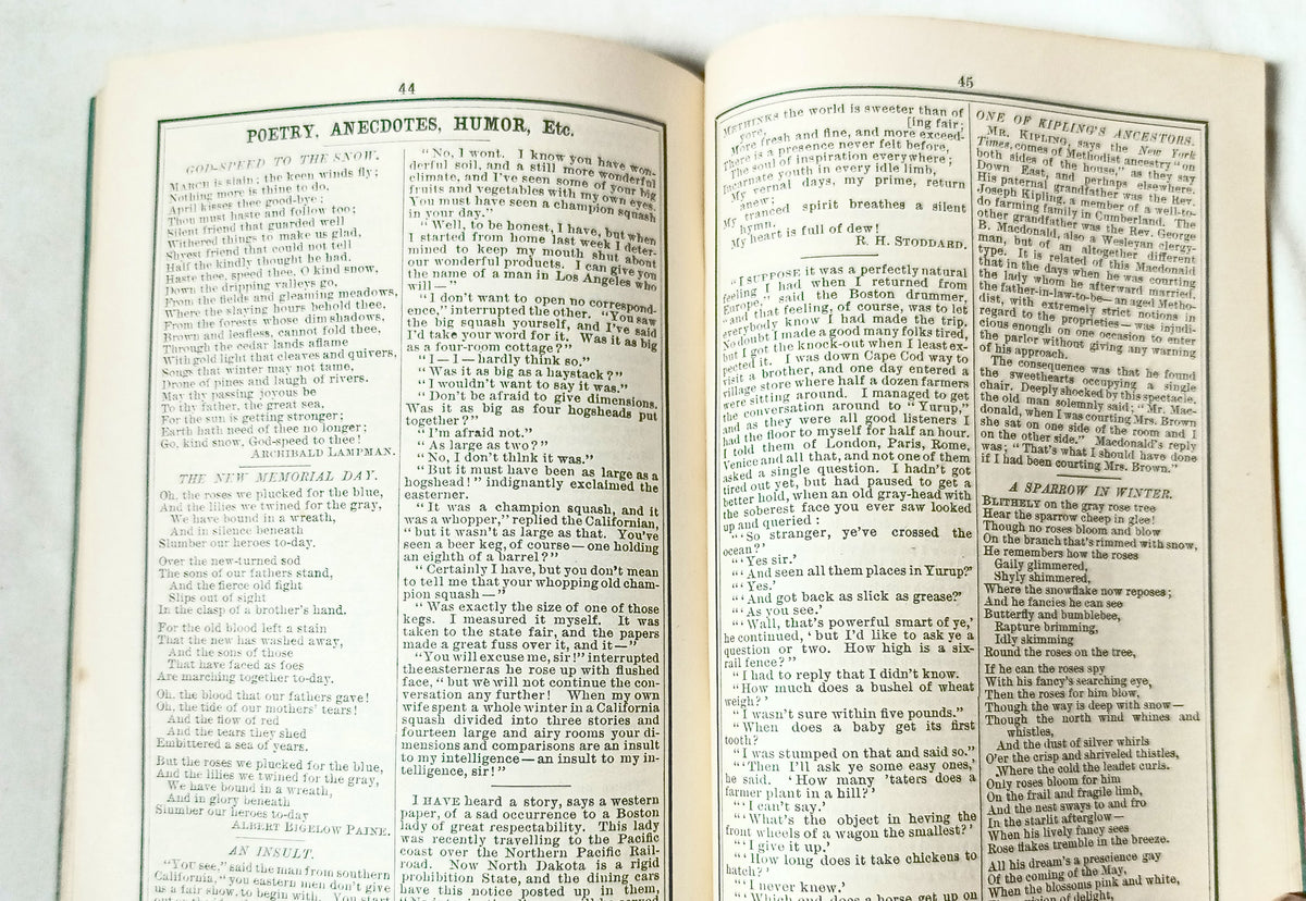 The Old Farmer's Almanac 1900 New Bedford Mass F.S. Brightman Co - TulipStuff