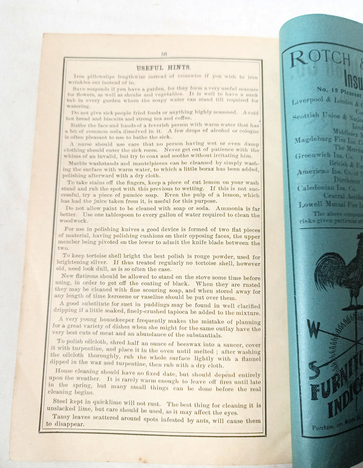 The Old Farmer's Almanac 1900 New Bedford Mass F.S. Brightman Co - TulipStuff