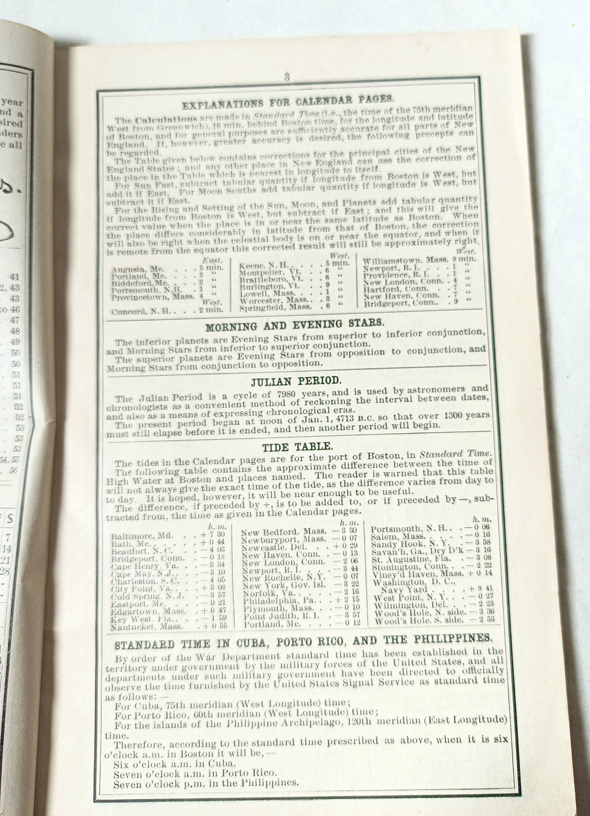 The Old Farmer's Almanac 1900 New Bedford Mass F.S. Brightman Co - TulipStuff