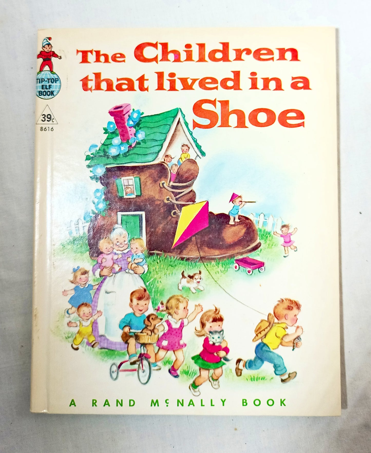 The Children That Lived In A Shoe Tip-Top Elf Book Rand McNally 1951 - TulipStuff