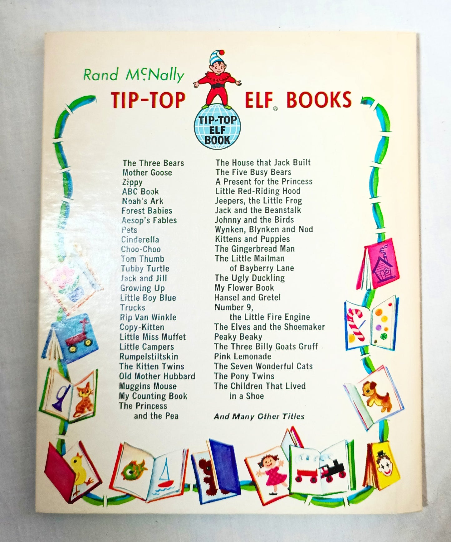The Children That Lived In A Shoe Tip-Top Elf Book Rand McNally 1951 - TulipStuff