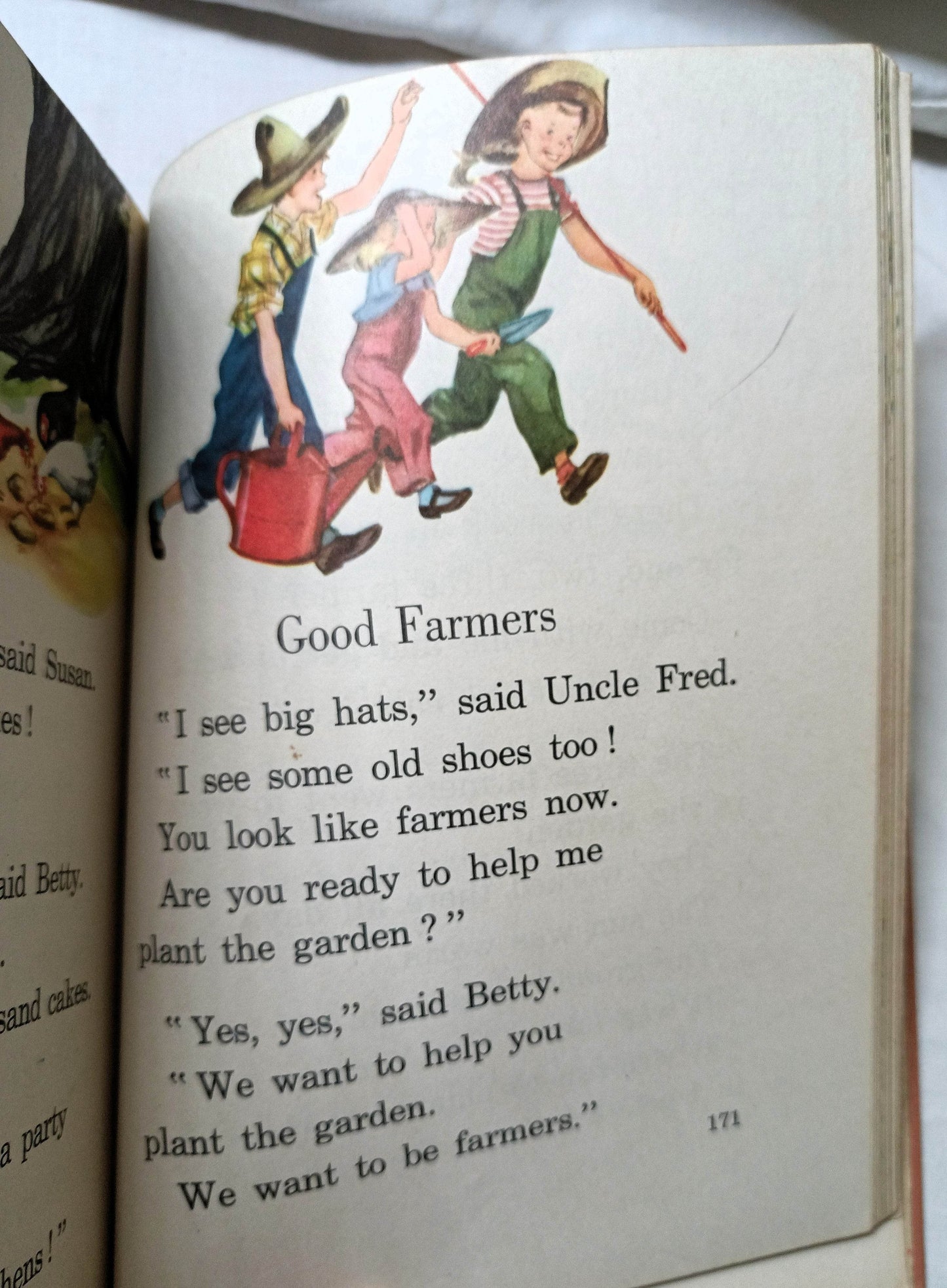 On Cherry Street Ginn Basic Readers Russell Hardcover Schoolbook 1953 - TulipStuff