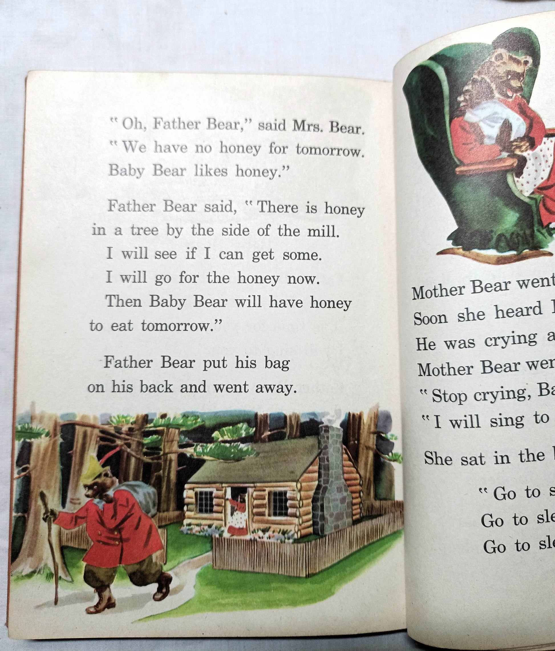 On Cherry Street Ginn Basic Readers Russell Hardcover Schoolbook 1953 - TulipStuff