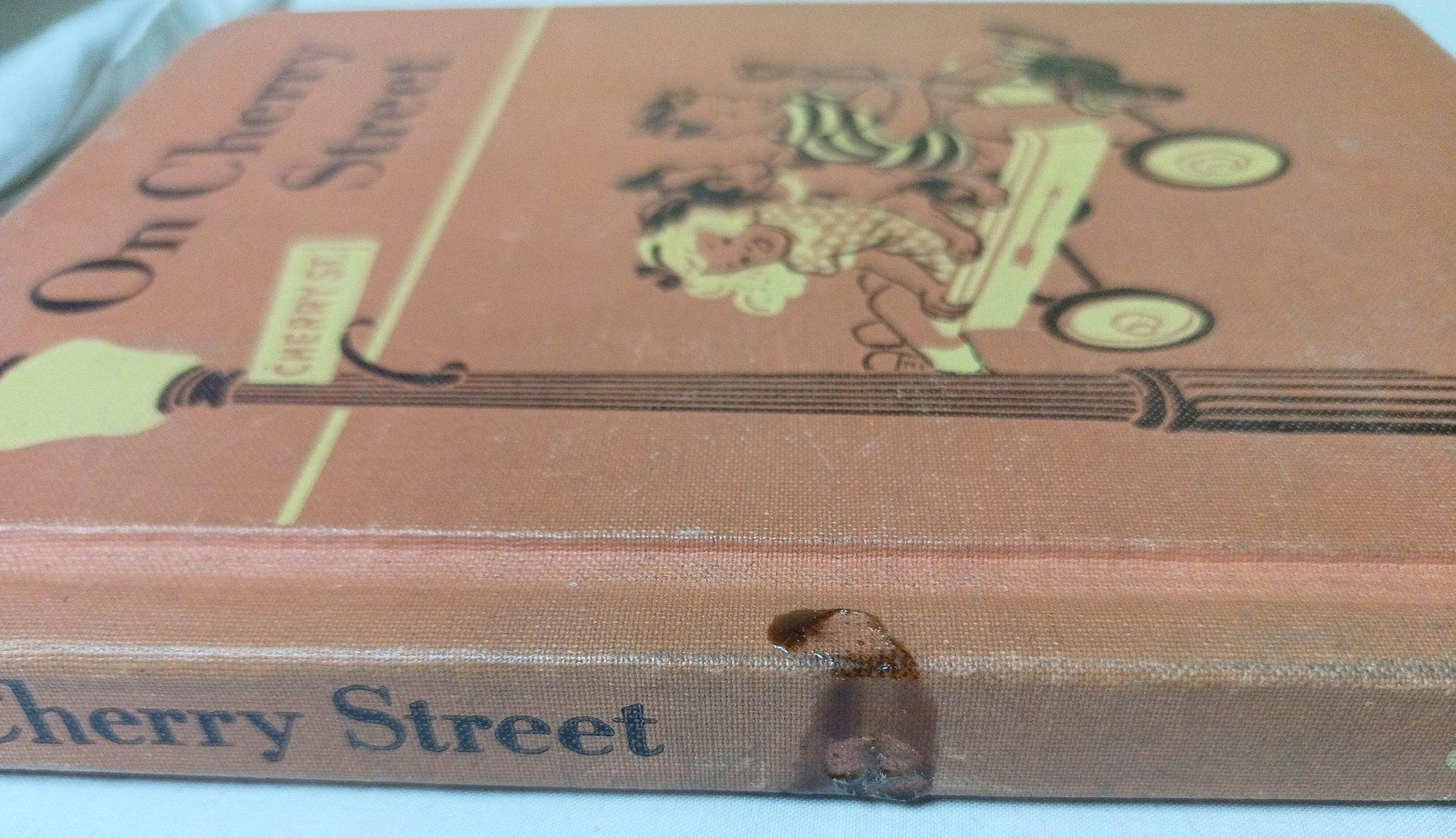 On Cherry Street Ginn Basic Readers Russell Hardcover Schoolbook 1953 - TulipStuff
