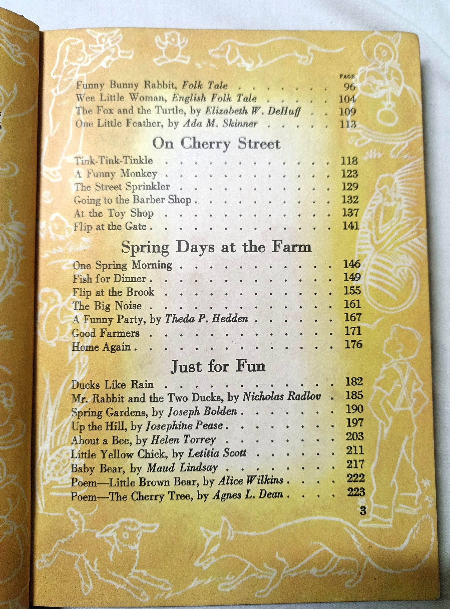 On Cherry Street Ginn Basic Readers Russell Hardcover Schoolbook 1953 - TulipStuff