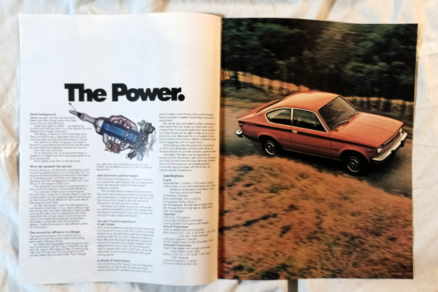 GM Introducing Opel Isuzu 1976 Dealer Sales Brochure - TulipStuff