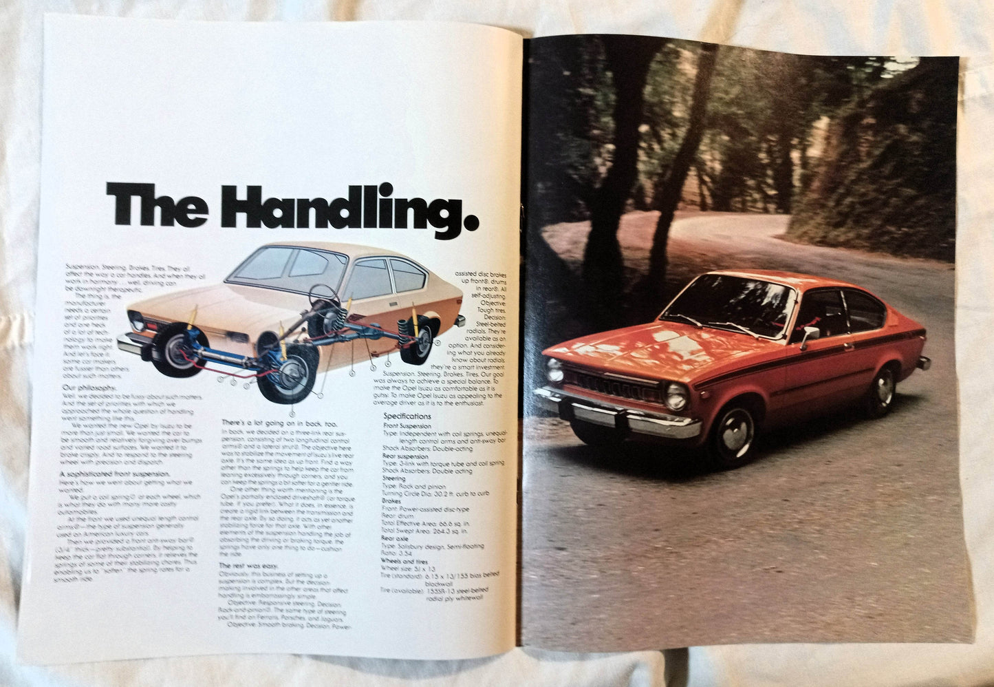 GM Introducing Opel Isuzu 1976 Dealer Sales Brochure - TulipStuff