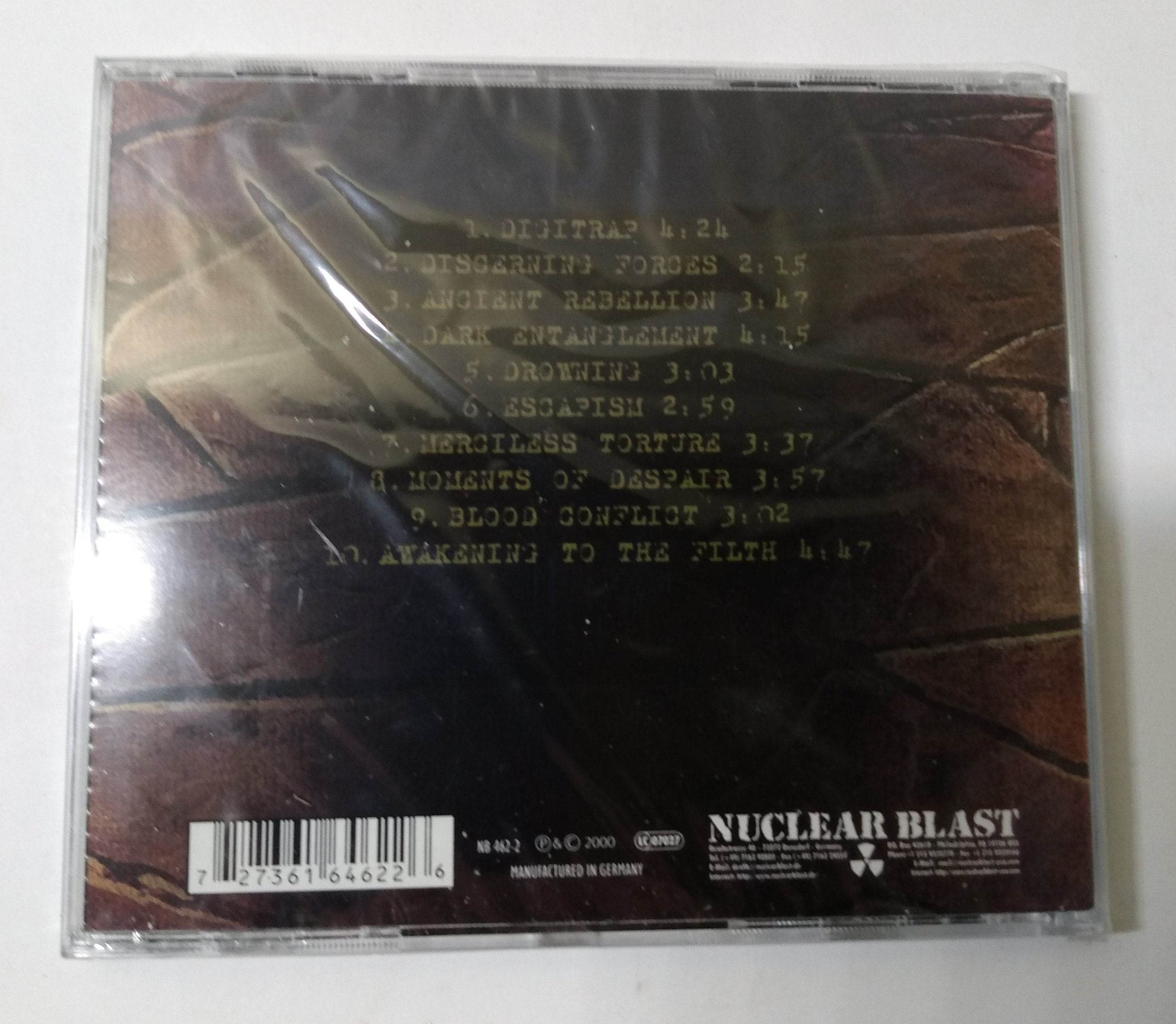 Opprobrium Discerning Forces Thrash Metal Album CD Nuclear Blast 2000 - TulipStuff