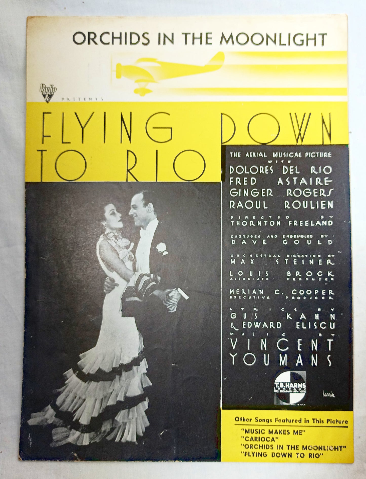 Orchids In The Moonlight Flying Down To Rio Fred Astaire Ginger Rogers 1933 - TulipStuff
