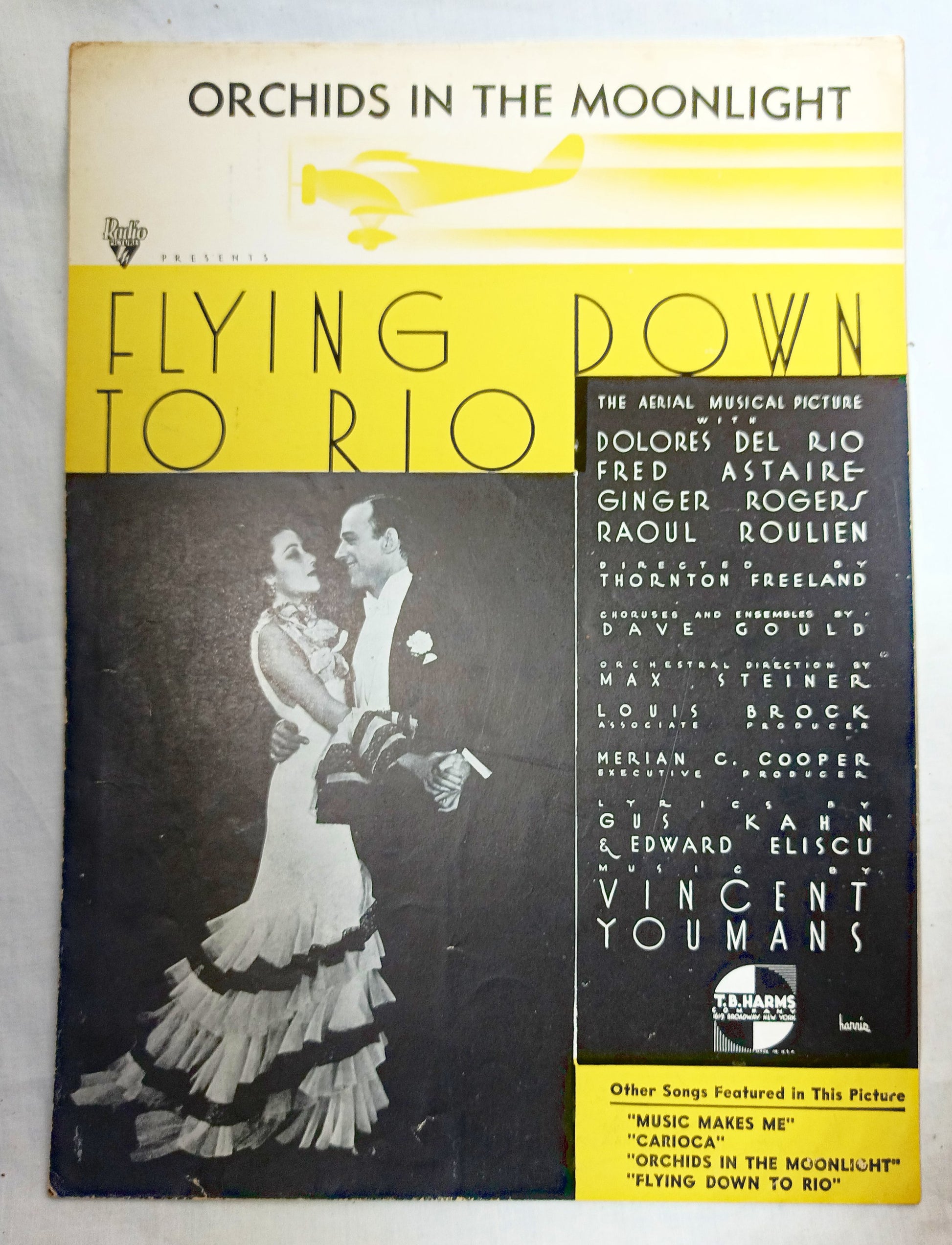 Orchids In The Moonlight Flying Down To Rio Fred Astaire Ginger Rogers 1933 - TulipStuff