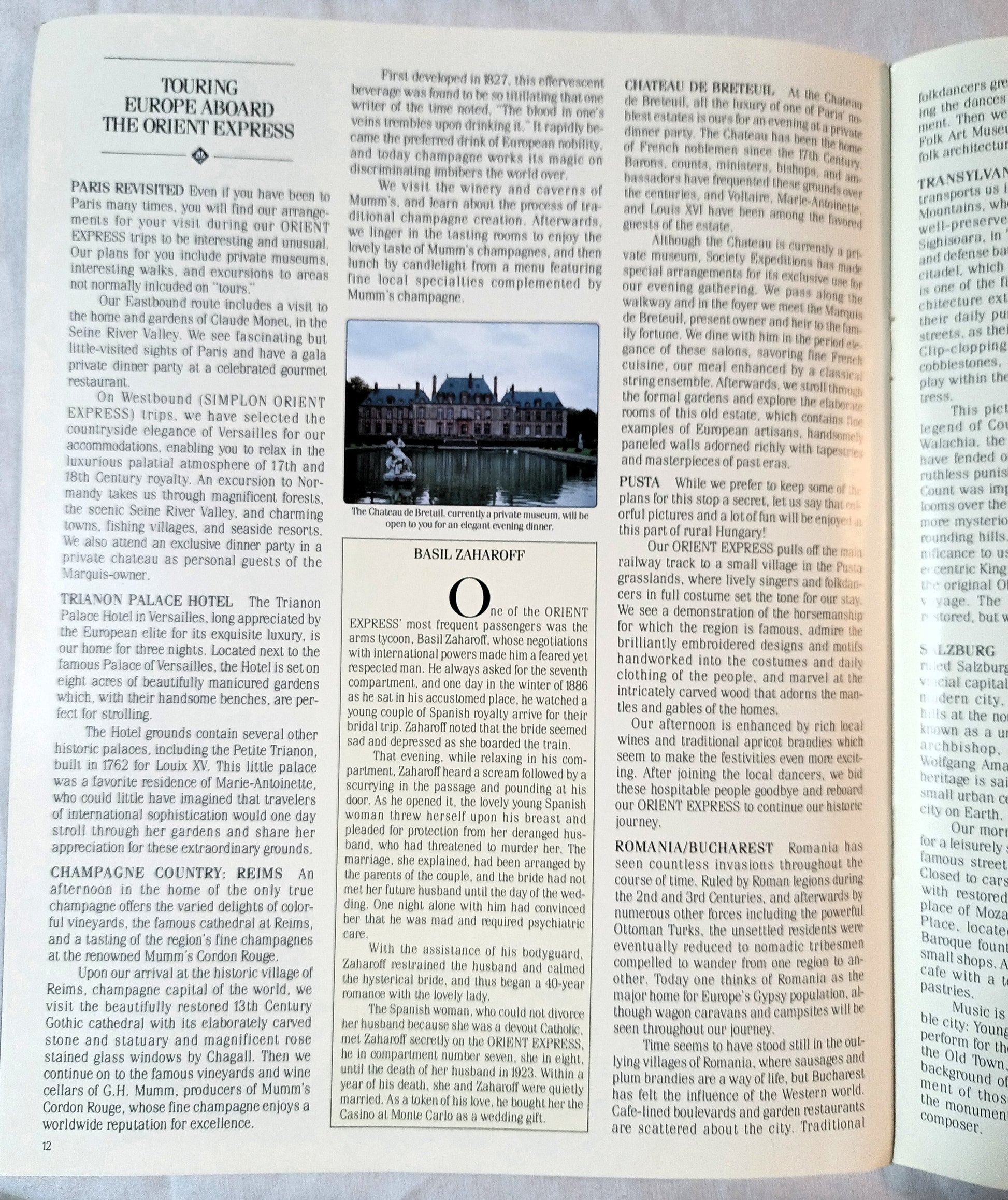 Orient Express Private Train Paris Istanbul Society Expeditions 1982-83 - TulipStuff