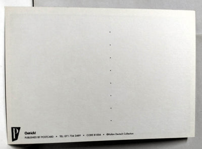 Ostrich With Big Mouth Postcard UK Early 1990's - TulipStuff