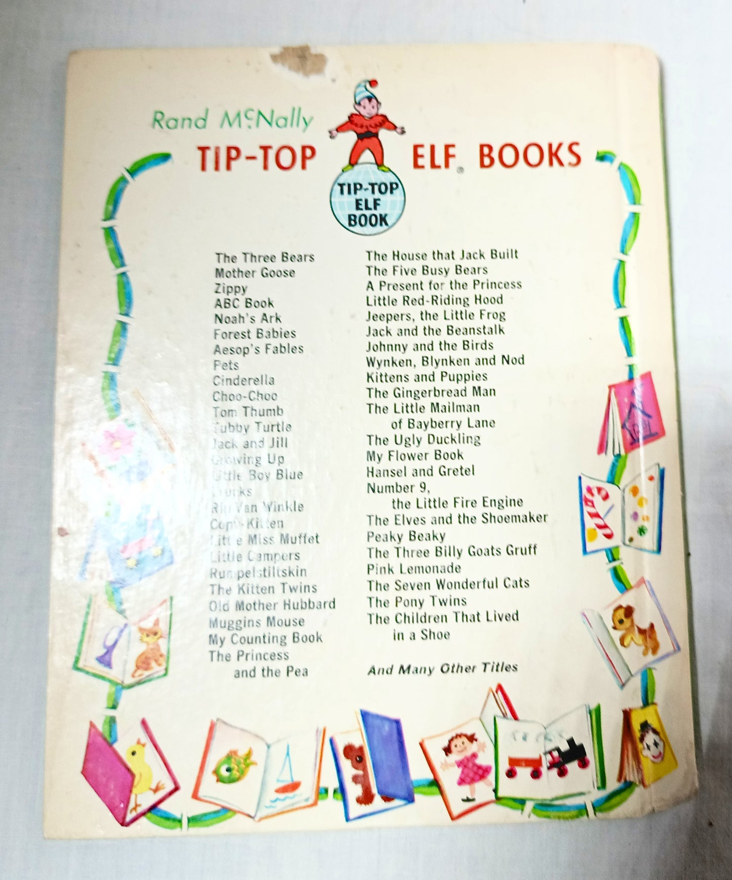 Our Animal Friends Virginia Hunter Tip-Top Elf Book Rand McNally 1956 - TulipStuff