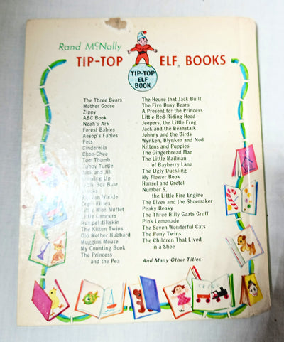 Our Animal Friends Virginia Hunter Tip-Top Elf Book Rand McNally 1956 - TulipStuff