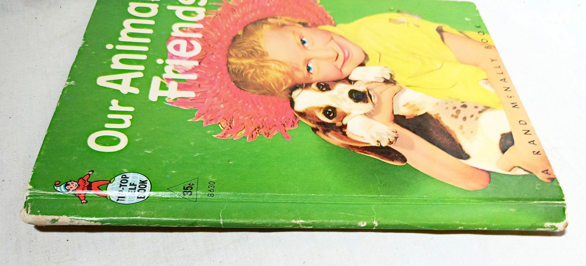 Our Animal Friends Virginia Hunter Tip-Top Elf Book Rand McNally 1956 - TulipStuff