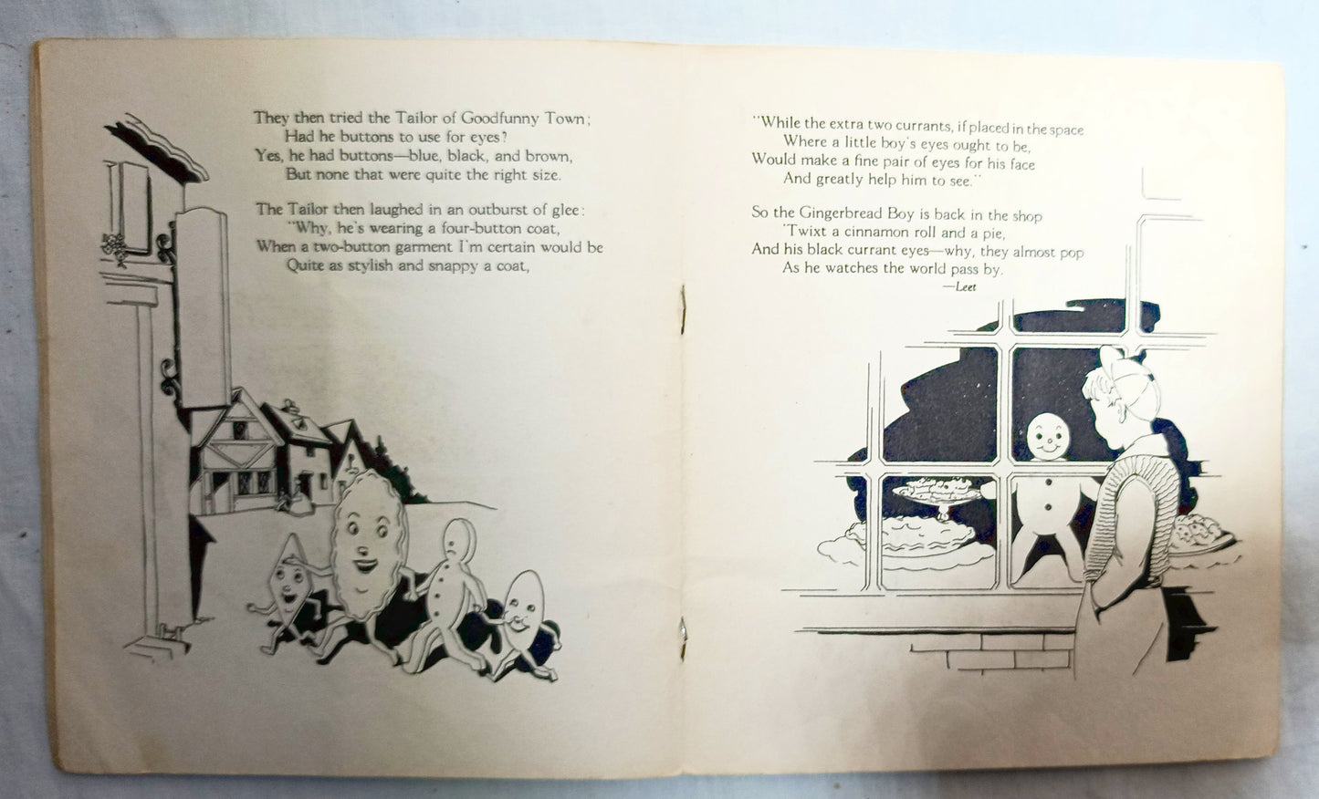 The Owl And The Pussy-cat Saalfield Publishing Akron Paperback 1938 - TulipStuff