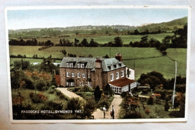 Paddocks Hotel Symonds Yat Wye Valley Valentine's Carbo Colour 1930's - TulipStuff