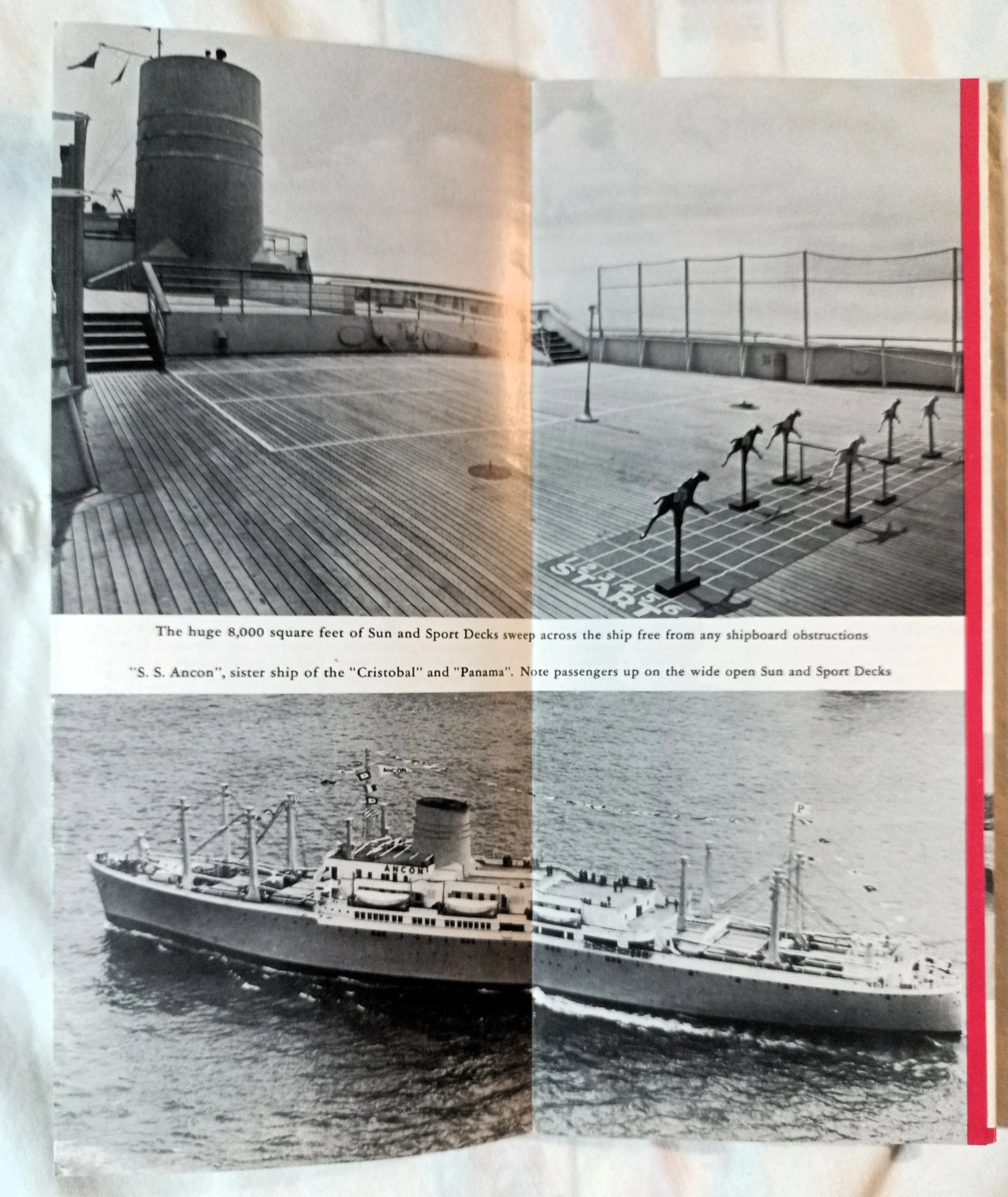 Panama Line ss Ancon ss Cristobal ss Panama Cruise Brochure 1951 - TulipStuff