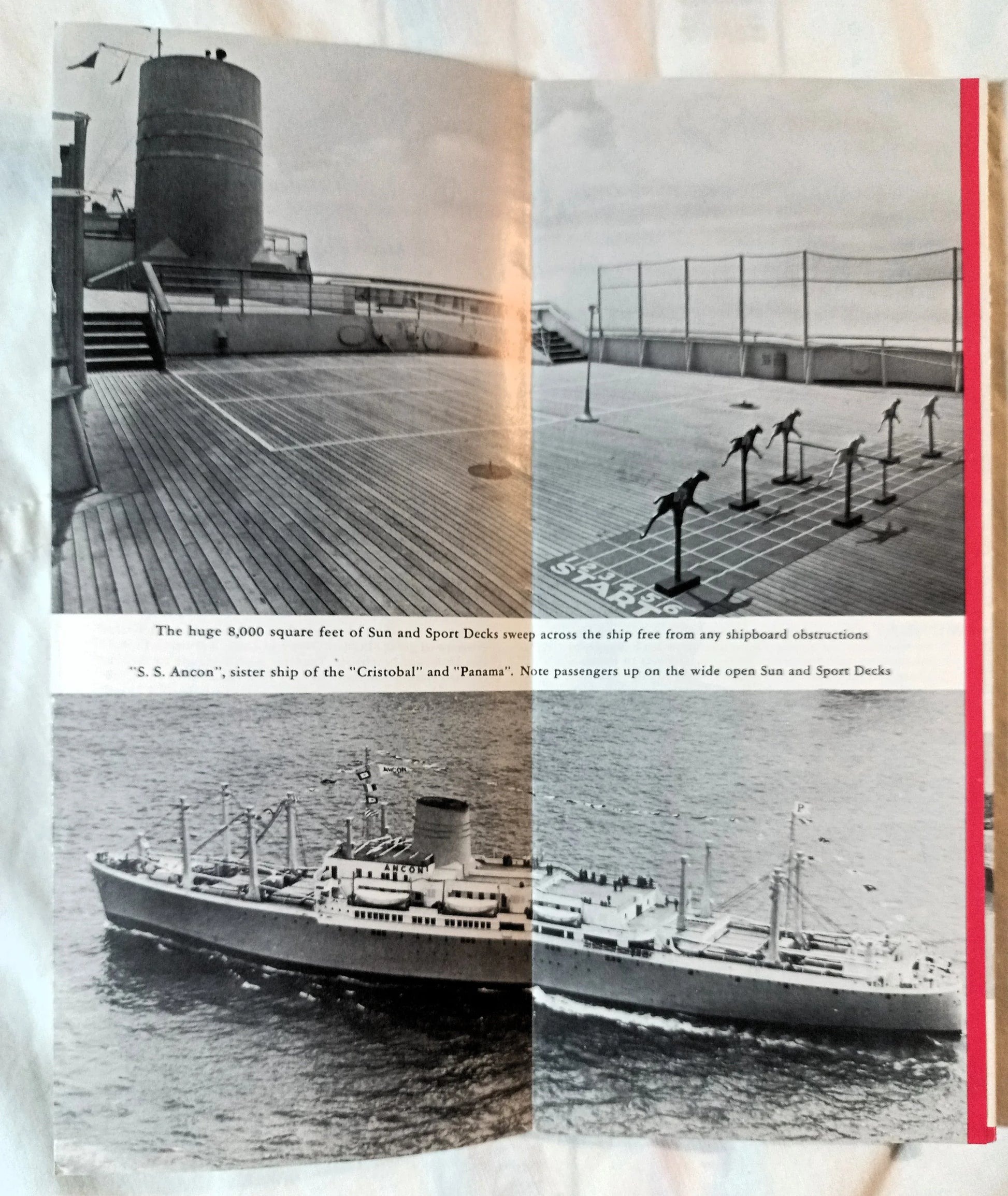 Panama Line ss Ancon ss Cristobal ss Panama Cruise Brochure 1951 - TulipStuff