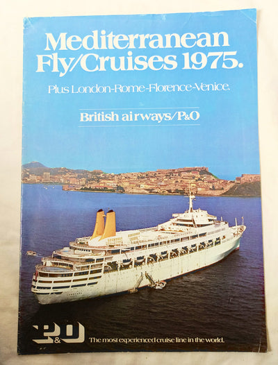 P&O 1975 Mediterranean Fly/Cruises Canberra Oriana - TulipStuff