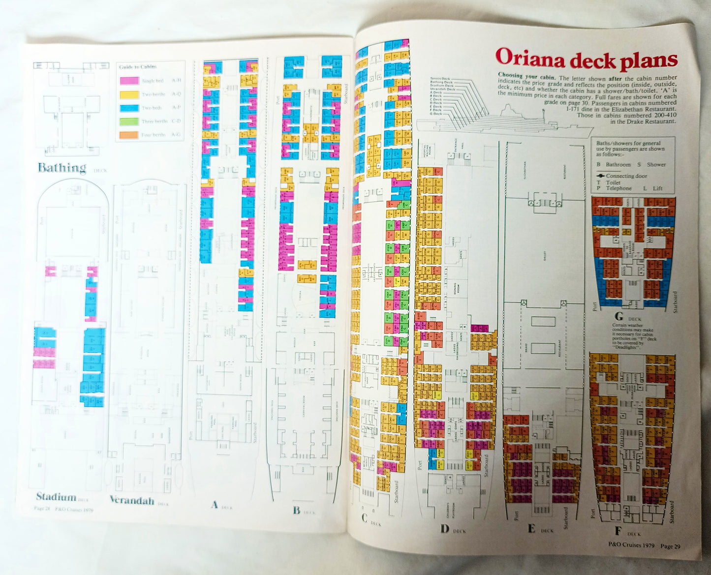 P&O Cruises Princess Tours 1979 Mediterranean Vacation Canberra Oriana - TulipStuff