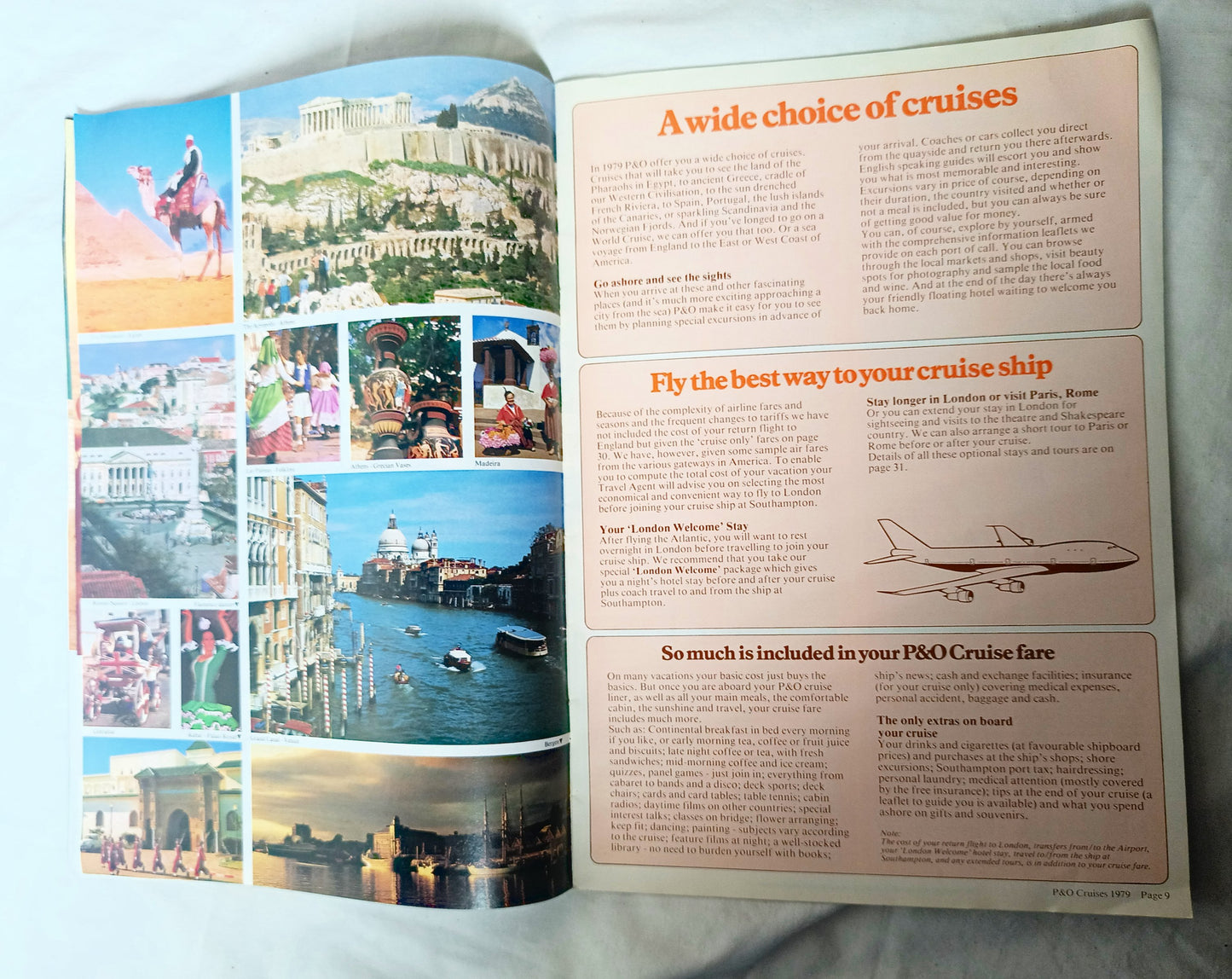 P&O Cruises Princess Tours 1979 Mediterranean Vacation Canberra Oriana - TulipStuff
